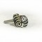 316LVM Steel Plug with Sterling Silver Stud - Contemporary Tribal 2