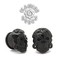 Black Dogwood Day of The Dead Mask Plugs