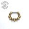 Gold Plated Septum Klikr with Surgical Steel Post - Spitze