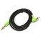 Critical Magnetic 90° RCA Cord - Green and Black