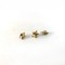 Gold Plated Sterling Silver Star Threaded End with Gem Inlay