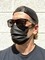 Pleated BLACK Procedure Face Mask - 50 Pack